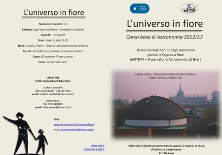 Corso base di Astronomia 2012/13