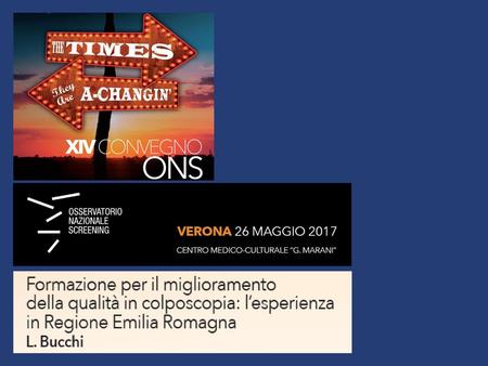   QA nei programmi di screening della Regione Emilia-Romagna