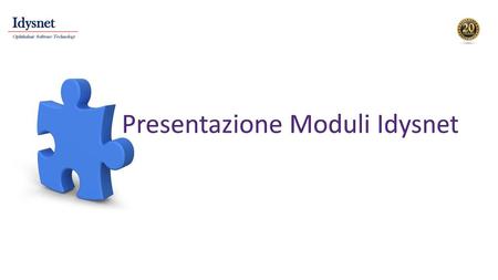 Presentazione Moduli Idysnet