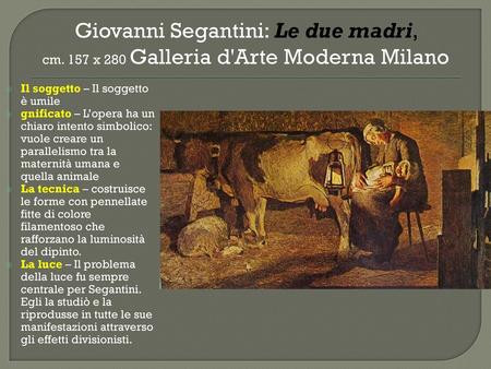 Giovanni Segantini: Le due madri,