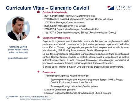 Curriculum Vitae – Giancarlo Gavioli