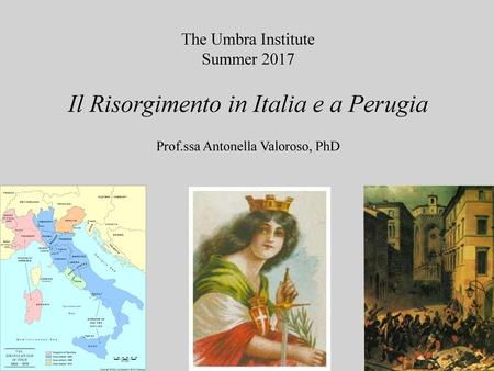Il Risorgimento in Italia e a Perugia