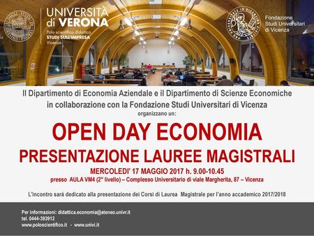 in collaborazione con la Fondazione Studi Universitari di Vicenza
