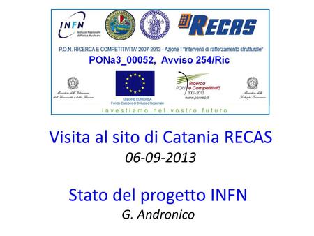 Visita al sito di Catania RECAS