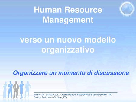 Human Resource Management verso un nuovo modello organizzativo