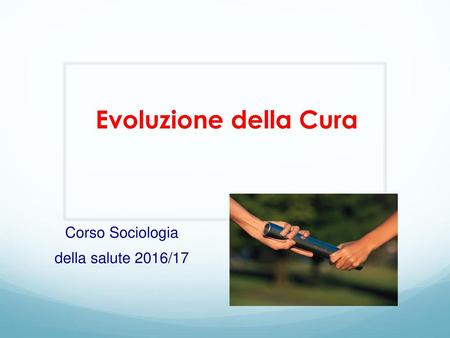 Corso Sociologia della salute 2016/17