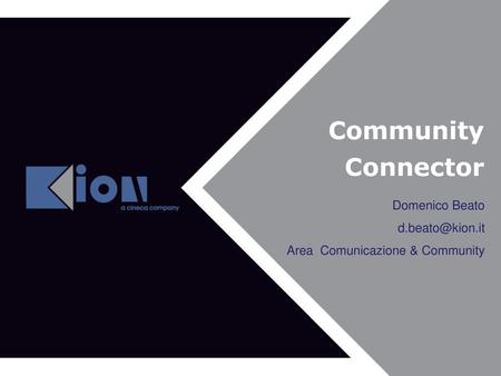 Community Connector Domenico Beato