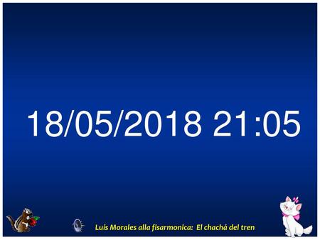 18/05/2018 21:05 Luís Morales alla fisarmonica: El chachá del tren.