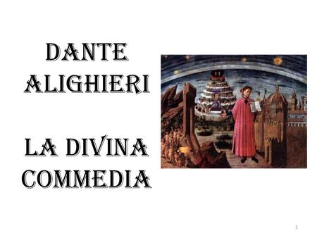 Dante Alighieri La Divina Commedia