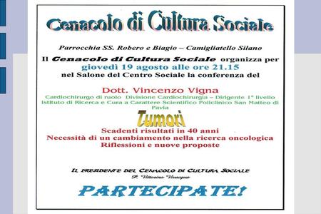 a Carattere Scientifico Policlinico San Matteo -Pavia -