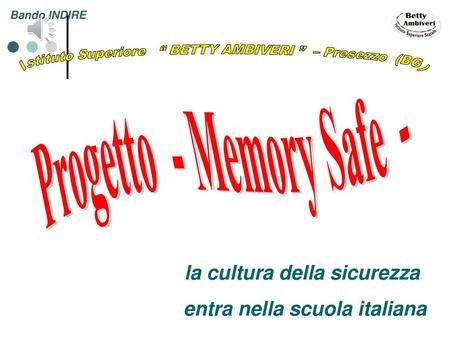 Progetto - Memory Safe -