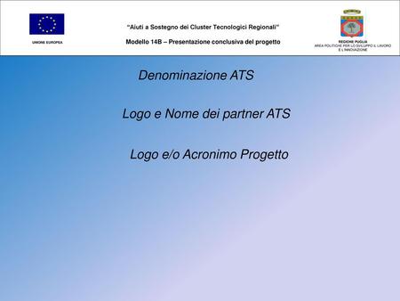 Logo e Nome dei partner ATS