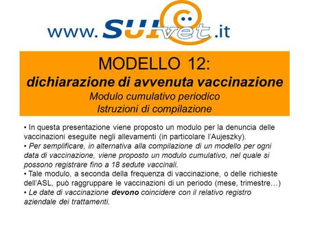 dichiarazione di avvenuta vaccinazione