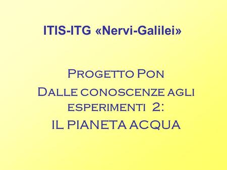 ITIS-ITG «Nervi-Galilei»