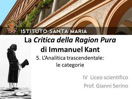IV Liceo scientifico Prof. Gianni Serino
