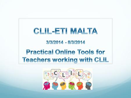 Practical Online Tools for Teachers working with CLIL