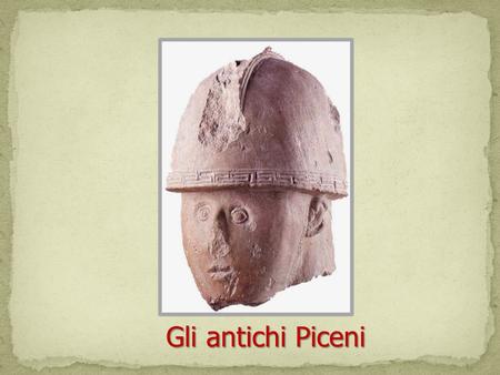 Gli antichi Piceni.