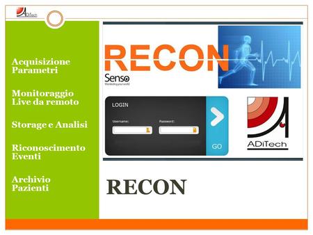 RECON Acquisizione Parametri Monitoraggio Live da remoto