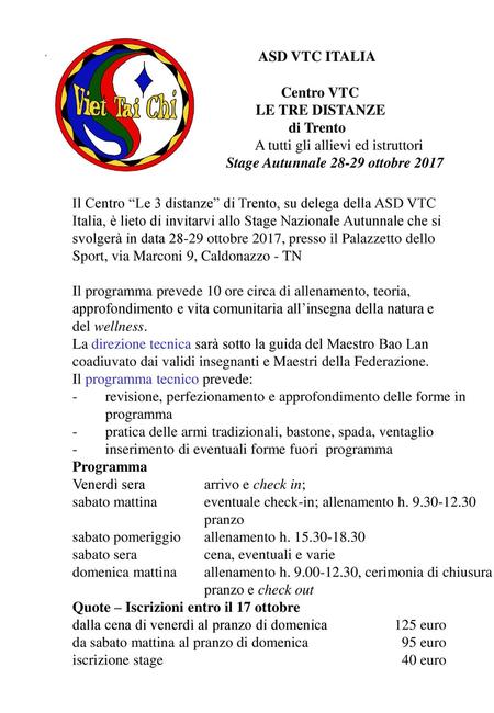 ASD VTC ITALIA Centro VTC LE TRE DISTANZE di Trento