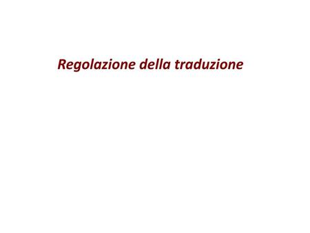 Regolazione della traduzione