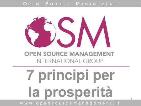 7 principi per la prosperità