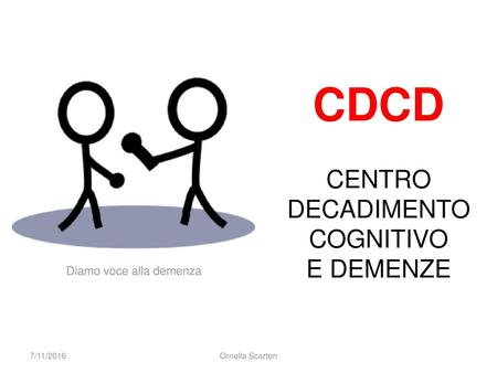 CENTRO DECADIMENTO COGNITIVO E DEMENZE