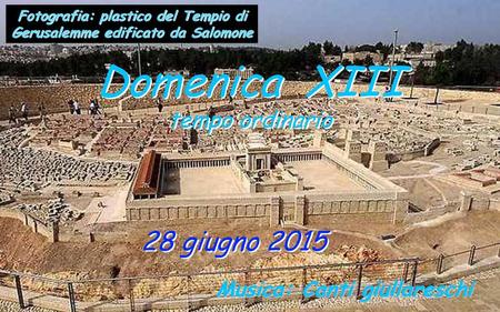 Fotografia: plastico del Tempio di Gerusalemme edificato da Salomone