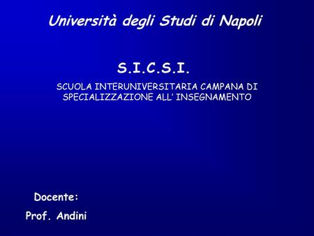 Università degli Studi di Napoli