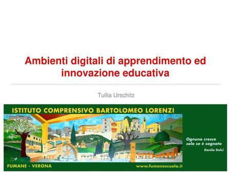 Ambienti digitali di apprendimento ed innovazione educativa