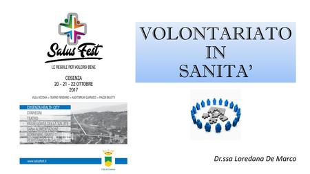 VOLONTARIATO IN SANITA’