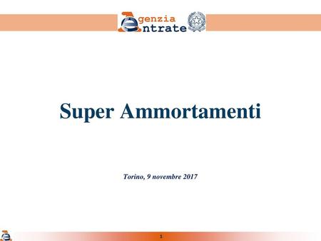 Super Ammortamenti Torino, 9 novembre 2017.