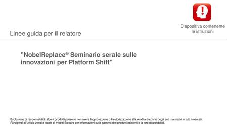 Linee guida per il relatore