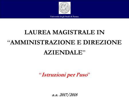 Università degli Studi di Parma