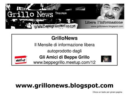 Il Mensile di informazione libera autoprodotto dagli