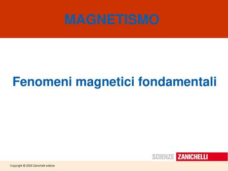Fenomeni magnetici fondamentali