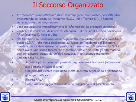 Il Soccorso Organizzato