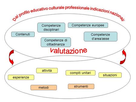Dal profilo educativo culturale professionale indicazioni nazionali