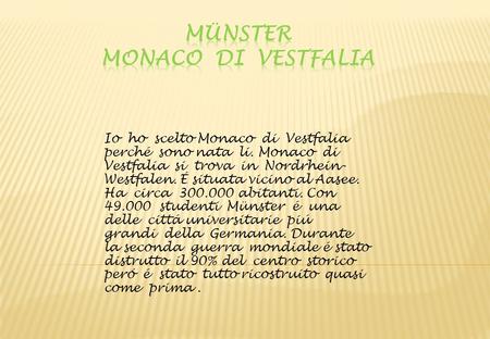 Münster Monaco Di vestfalia