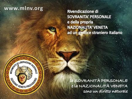 Oggi 24 giugno 2014 carabinieri militari dell'omonima forza armata straniera italiana hanno tradotto coattivamente il Presidente del Movimento di Liberazione.