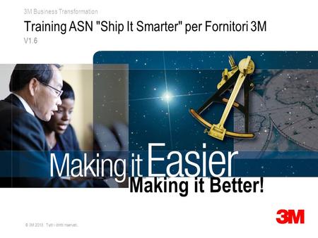 Training ASN Ship It Smarter per Fornitori 3M