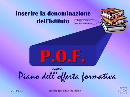 Piano dell’offerta formativa