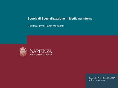 Scuola di Specializzazione in Medicina Interna