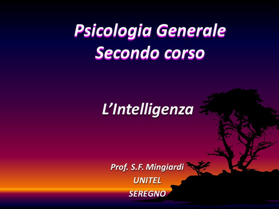 Psicologia Generale Secondo corso - ppt video online scaricare