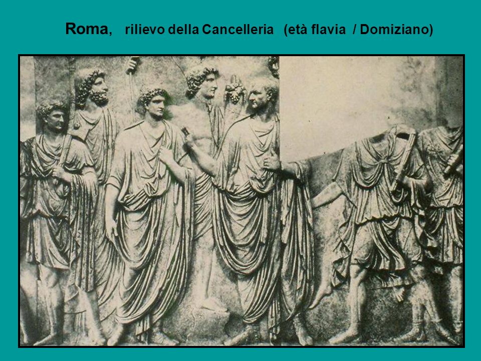 Roma, rilievo della Cancelleria (età flavia / Domiziano)