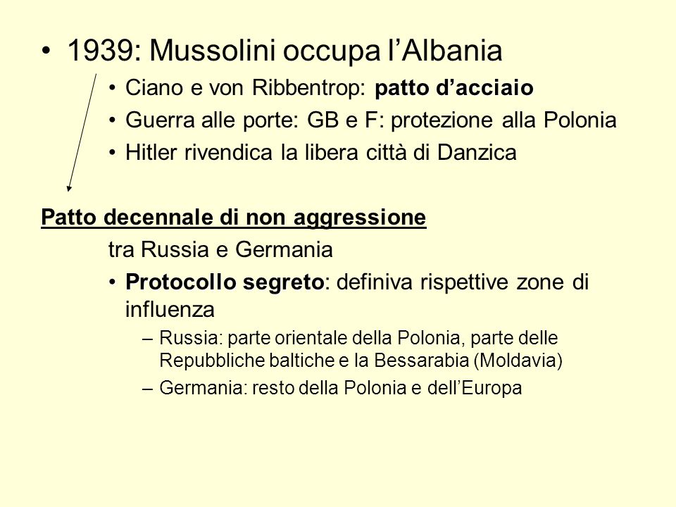 1939: Mussolini occupa l’Albania
