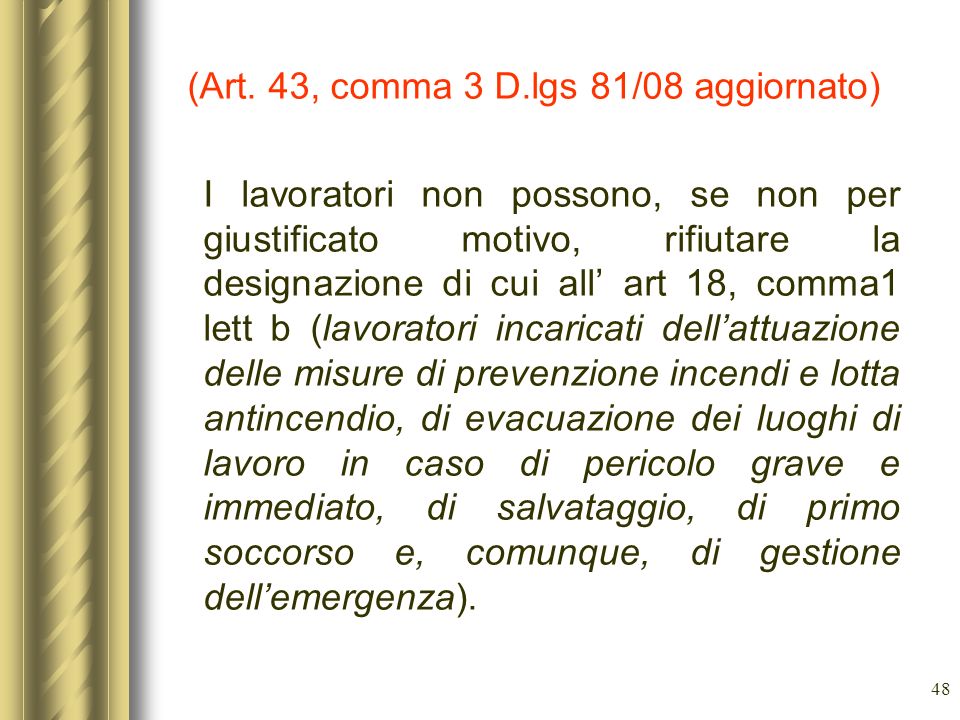 Addetto Al Servizio Di Prevenzione E Protezione ASPP - Ppt Scaricare