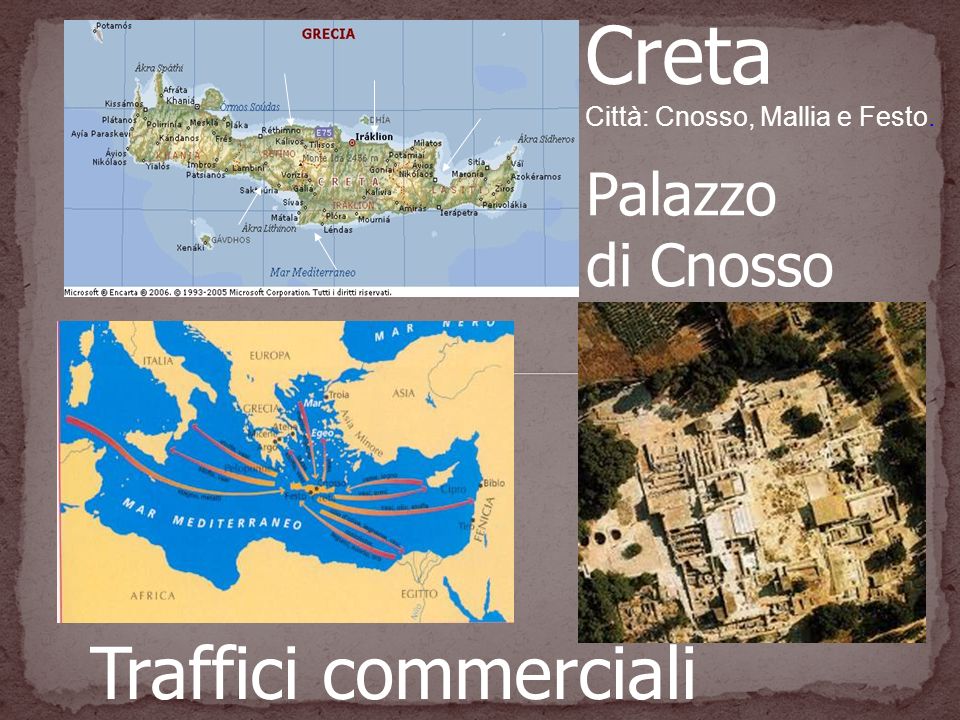 Creta Traffici commerciali Palazzo di Cnosso