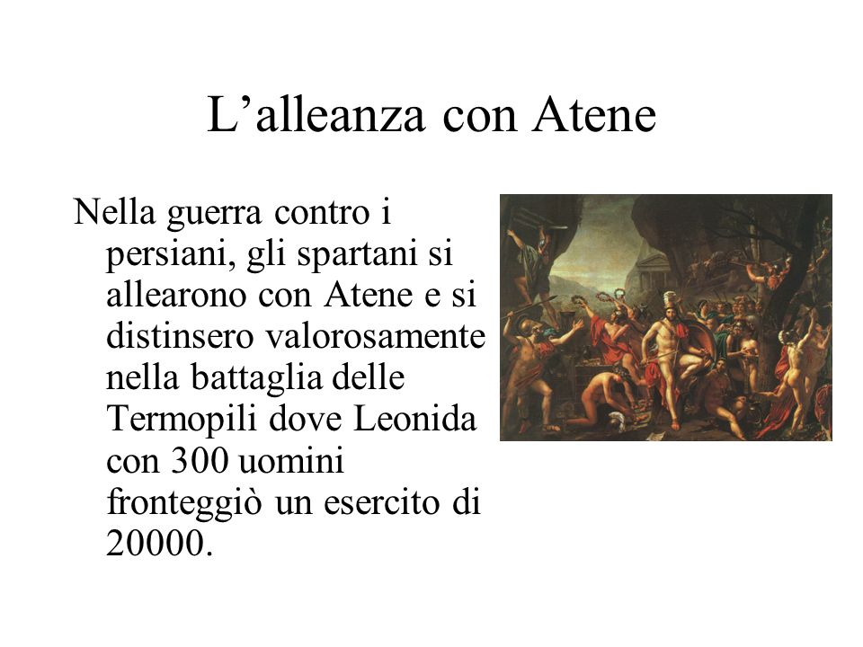L’alleanza con Atene