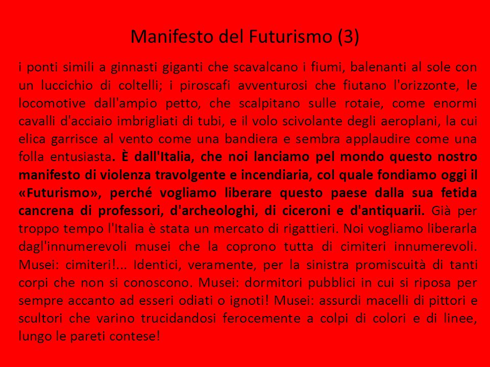 Manifesto del Futurismo (3)