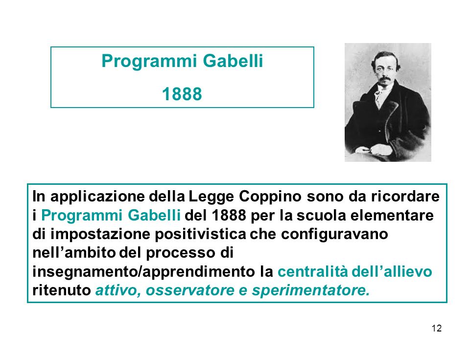 Programmi Gabelli